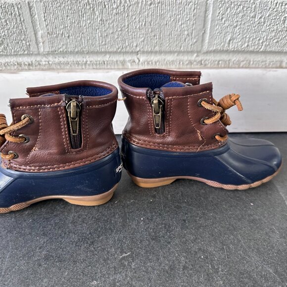 Sperry Kids Boots in Brown and Blue - Picture 13 of 16